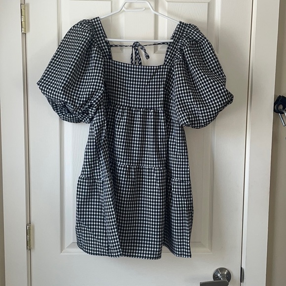 Nasty Gal Dresses & Skirts - 🖤Nasty Gal gingham dress NWT Petite size 4
